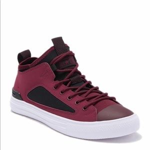 Converse Burgundy and Black Women's Sneakers